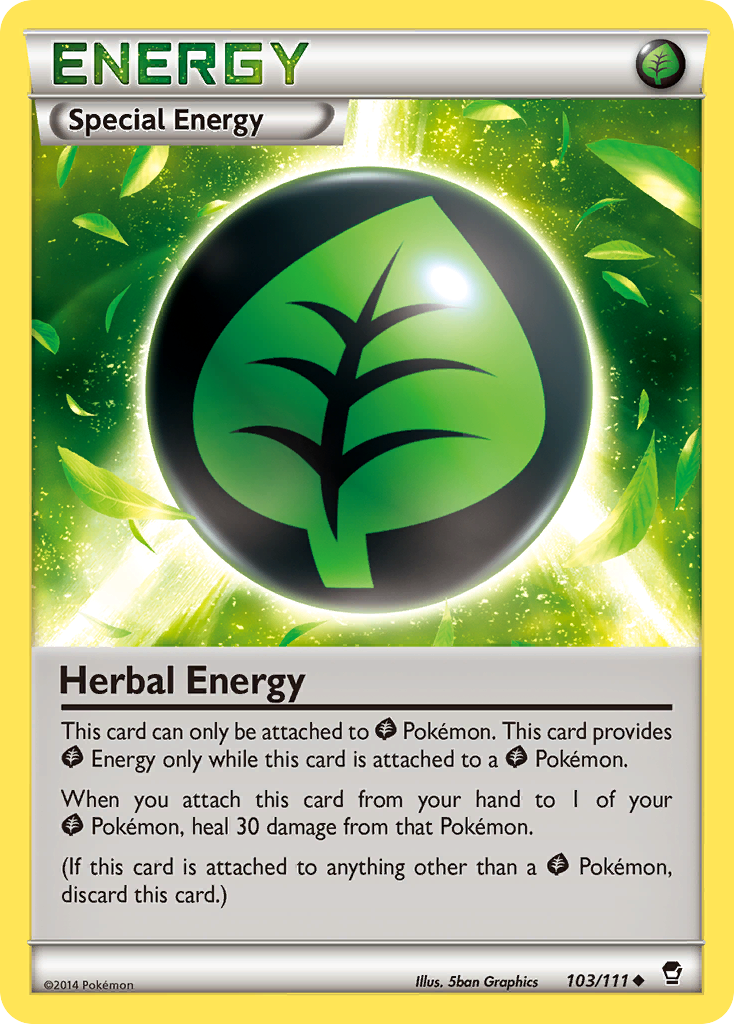 Herbal Energy (103/111) [XY: Furious Fists] | Arkham Games and Comics