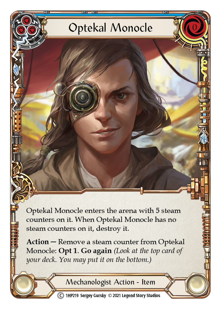 Optekal Monocle [1HP219] (History Pack 1) | Arkham Games and Comics