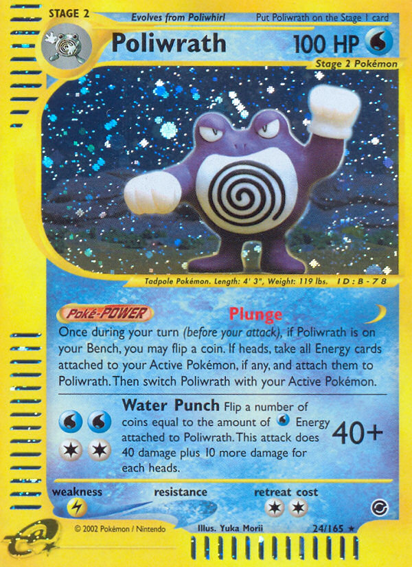 Poliwrath (24/165) [Expedition: Base Set] | Arkham Games and Comics