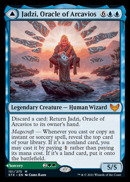 Jadzi, Oracle of Arcavios // Journey to the Oracle [Strixhaven: School of Mages] | Arkham Games and Comics