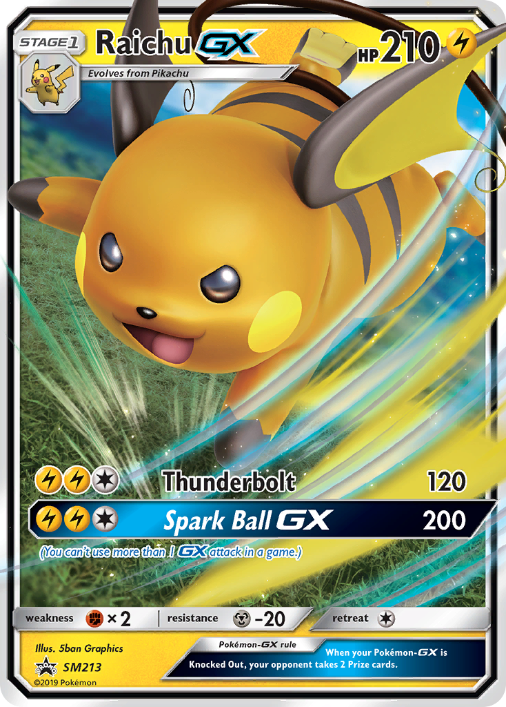 Raichu GX (SM213) [Sun & Moon: Black Star Promos] | Arkham Games and Comics