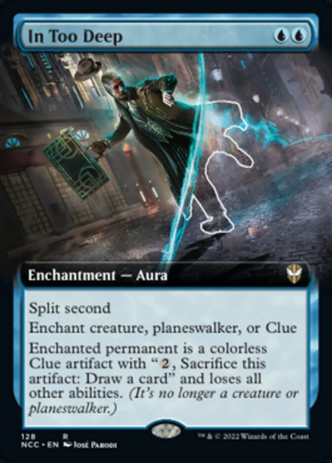 In Too Deep (Extended Art) [Streets of New Capenna Commander] | Arkham Games and Comics
