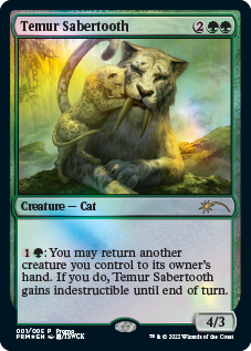 Temur Sabertooth [Year of the Tiger 2022] | Arkham Games and Comics