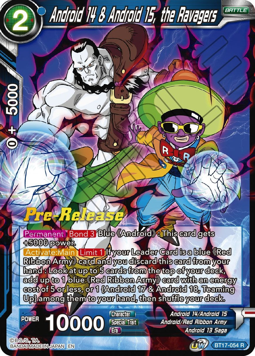 Android 14 & Android 15, the Ravagers (BT17-054) [Ultimate Squad Prerelease Promos] | Arkham Games and Comics