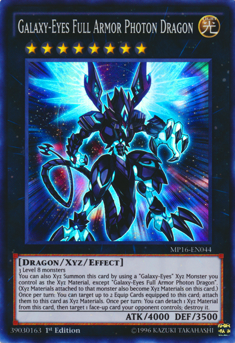 Galaxy-Eyes Full Armor Photon Dragon [MP16-EN044] Super Rare | Arkham Games and Comics