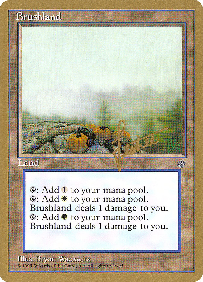 Brushland (Bertrand Lestree) [Pro Tour Collector Set] | Arkham Games and Comics