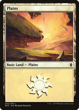 Plains (252) [Battle for Zendikar] | Arkham Games and Comics