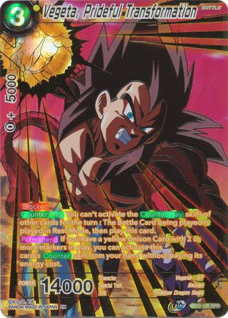 Vegeta, Prideful Transformation (SPR) (BT10-105) [Rise of the Unison Warrior 2nd Edition] | Arkham Games and Comics