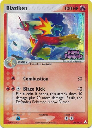 Blaziken (20/110) (Stamped) [EX: Holon Phantoms] | Arkham Games and Comics