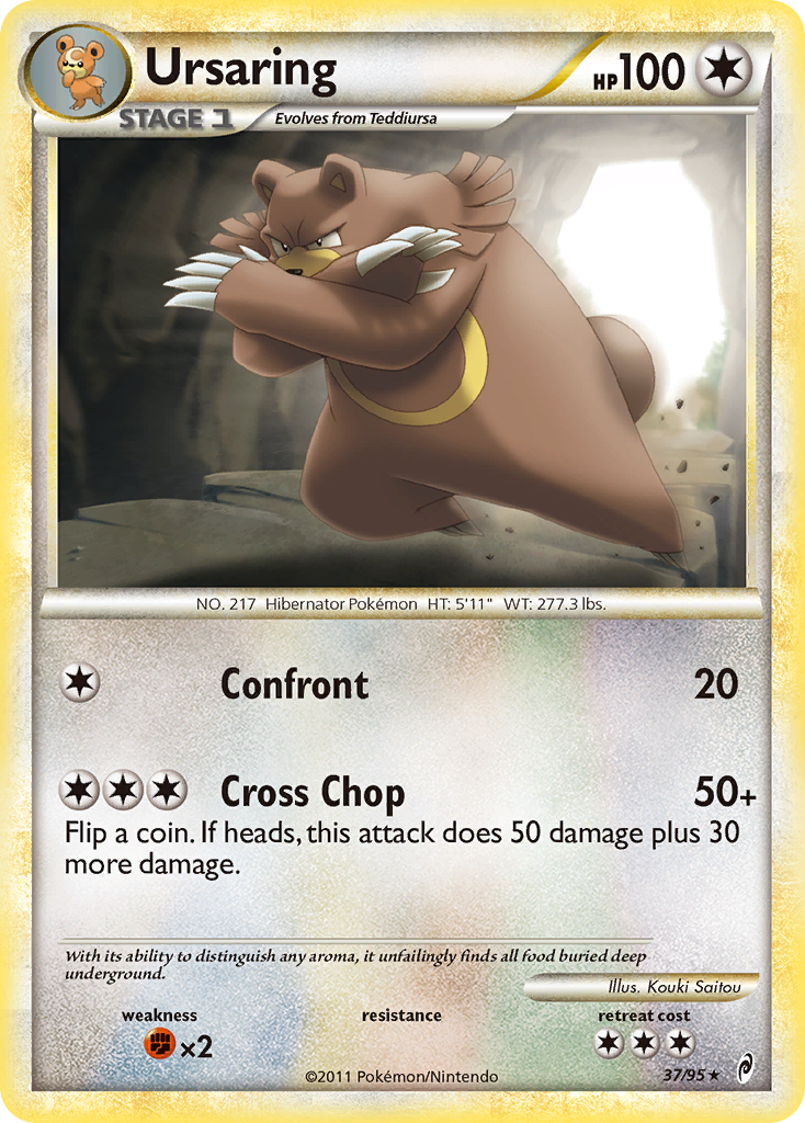 Ursaring (37/95) [HeartGold & SoulSilver: Call of Legends] | Arkham Games and Comics