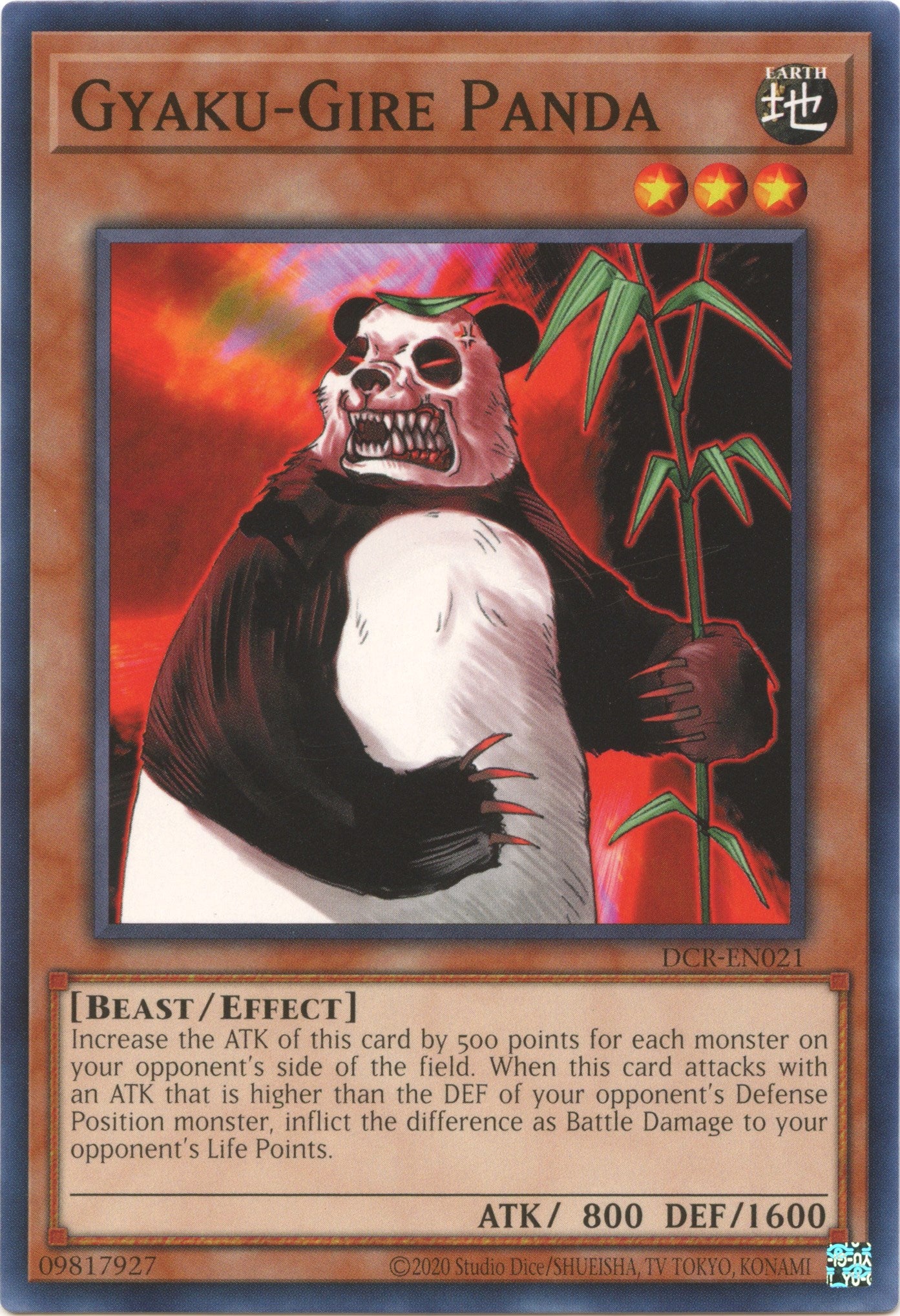Gyaku-Gire Panda (25th Anniversary) [DCR-EN021] Common | Arkham Games and Comics