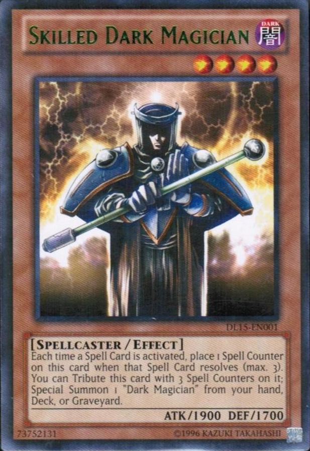 Skilled Dark Magician (Green) [DL15-EN001] Rare | Arkham Games and Comics