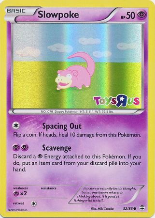 Slowpoke (32/83) (Toys R Us Promo) [XY: Generations] | Arkham Games and Comics