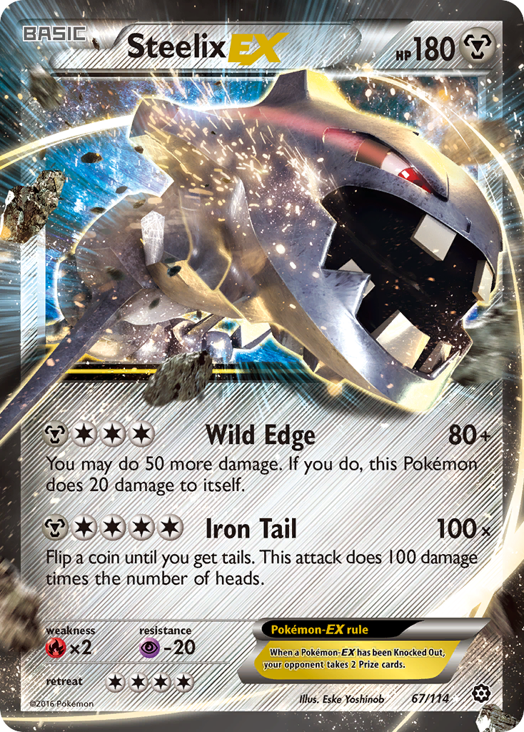 Steelix EX (67/114) [XY: Steam Siege] | Arkham Games and Comics