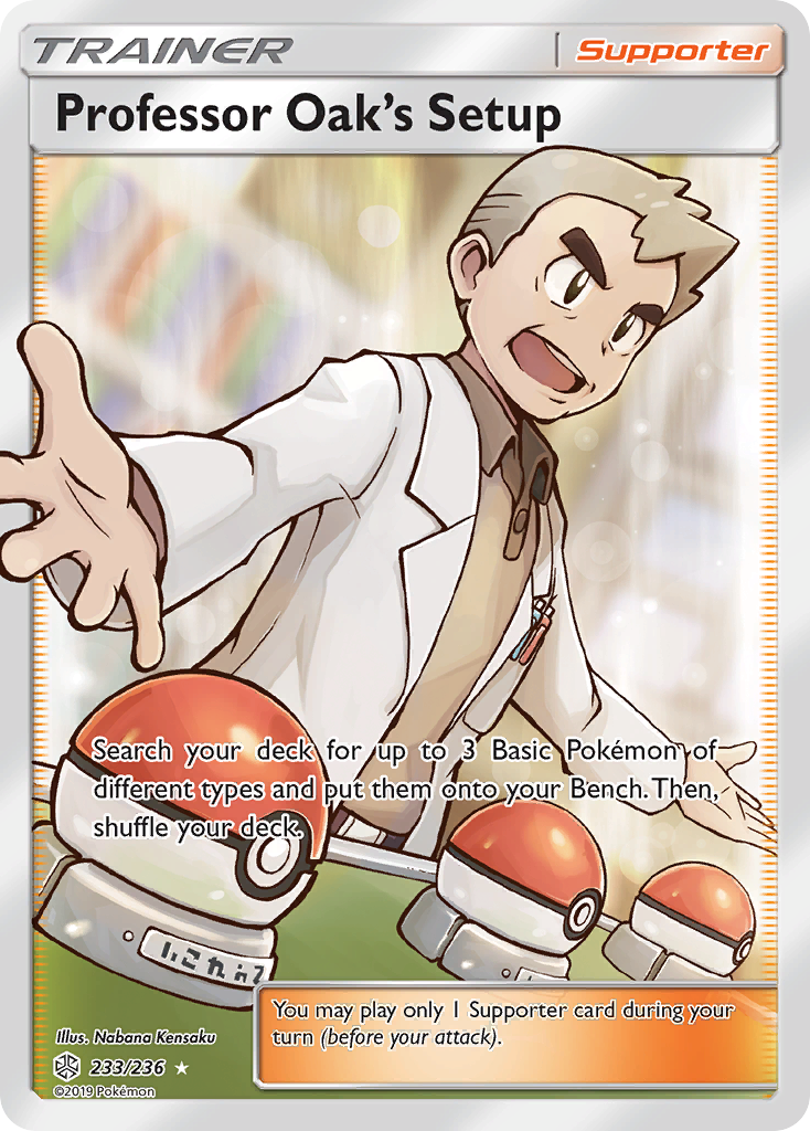 Professor Oak's Setup (233/236) [Sun & Moon: Cosmic Eclipse] | Arkham Games and Comics