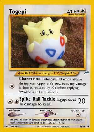 Togepi (56/105) [Neo Destiny Unlimited] | Arkham Games and Comics