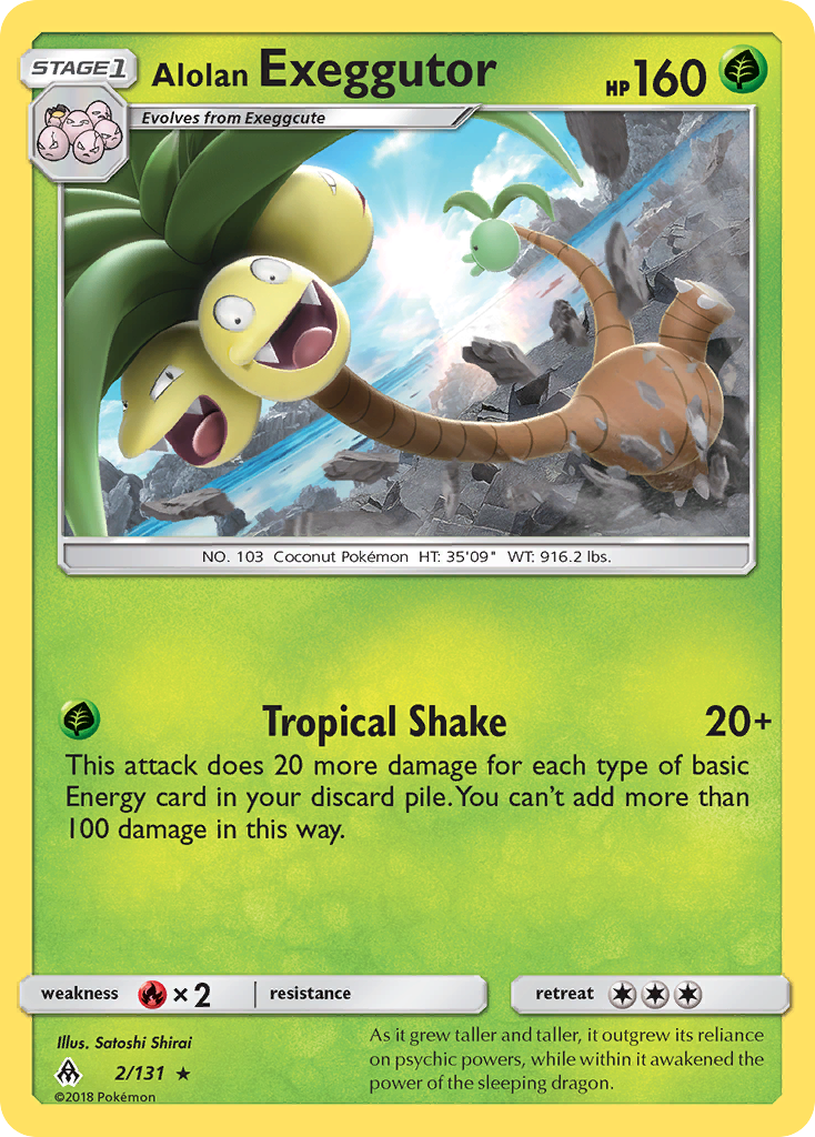 Alolan Exeggutor (2/131) [Sun & Moon: Forbidden Light] | Arkham Games and Comics