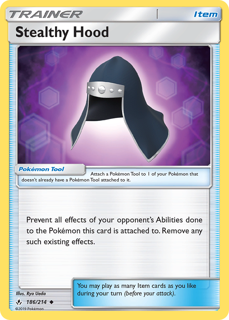 Stealthy Hood (186/214) [Sun & Moon: Unbroken Bonds] | Arkham Games and Comics