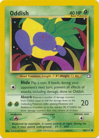 Oddish (68/111) [Neo Genesis Unlimited] | Arkham Games and Comics