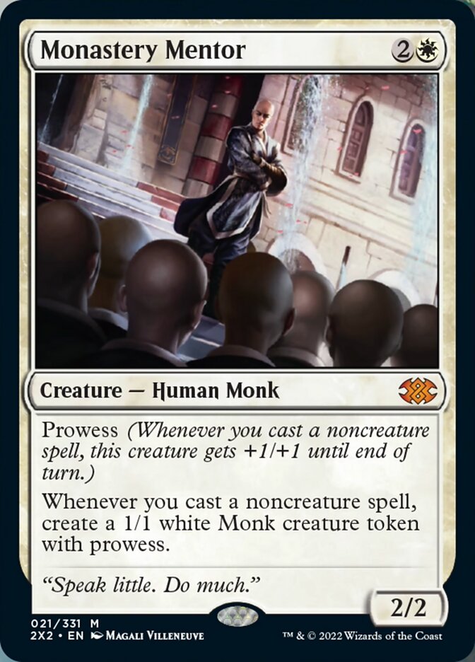 Monastery Mentor [Double Masters 2022] | Arkham Games and Comics