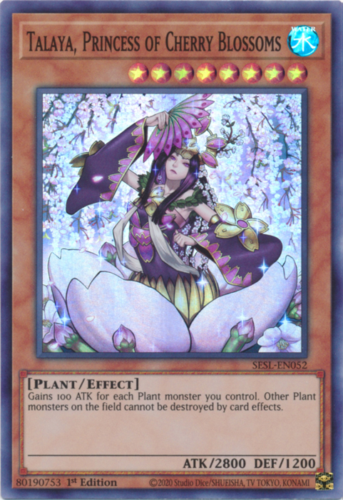 Talaya, Princess of Cherry Blossoms [SESL-EN052] Super Rare | Arkham Games and Comics