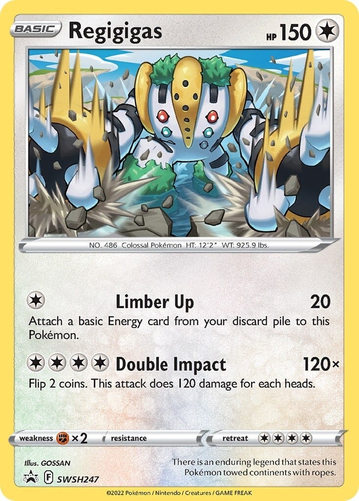 Regigigas (SWSH247) [Sword & Shield: Black Star Promos] | Arkham Games and Comics