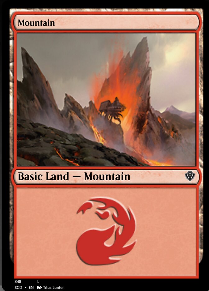 Mountain (348) [Starter Commander Decks] | Arkham Games and Comics