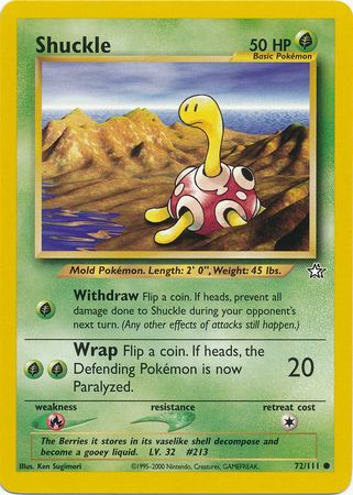 Shuckle (72/111) [Neo Genesis Unlimited] | Arkham Games and Comics