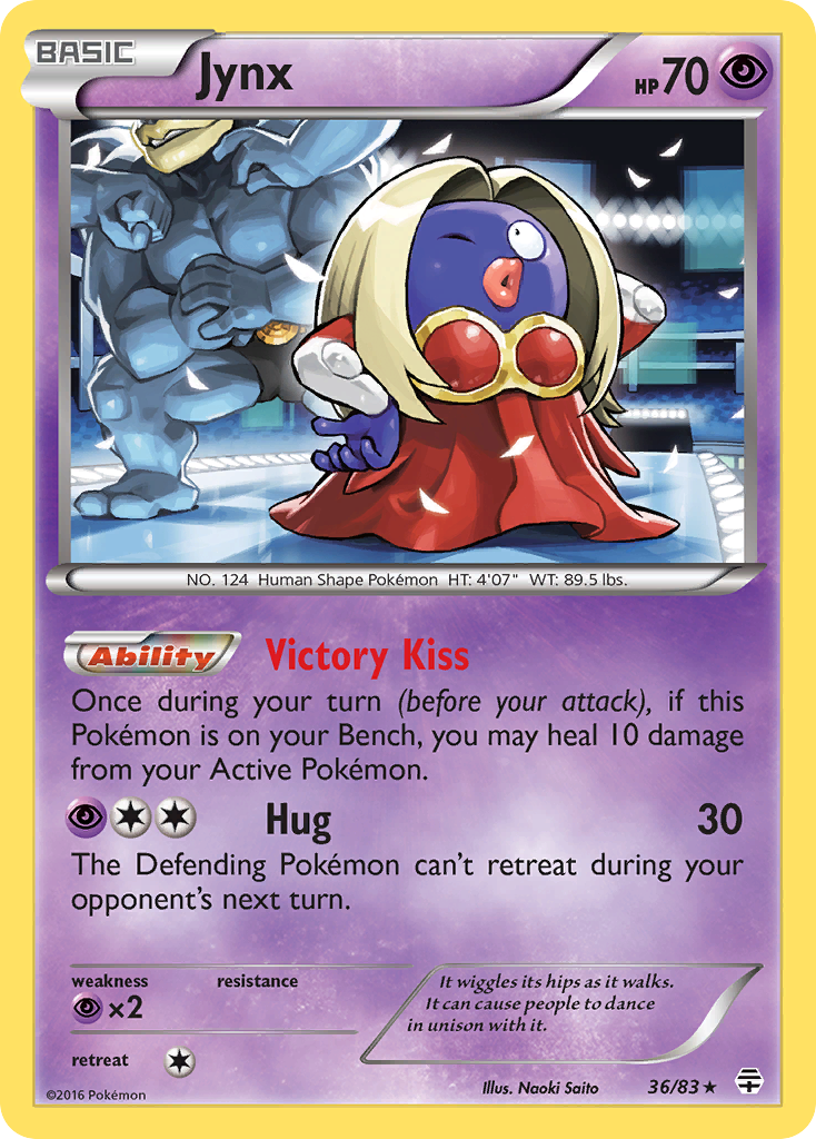 Jynx (36/83) [XY: Generations] | Arkham Games and Comics