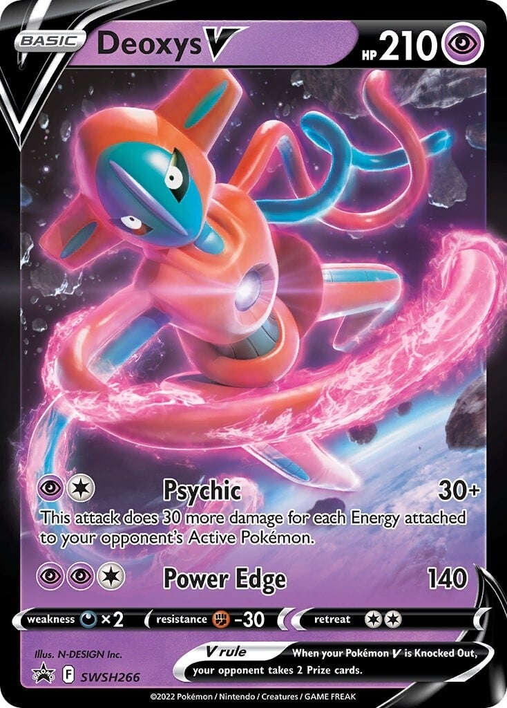 Deoxys V (SWSH266) [Sword & Shield: Black Star Promos] | Arkham Games and Comics