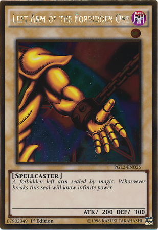 Left Arm of the Forbidden One [PGL2-EN025] Gold Rare | Arkham Games and Comics