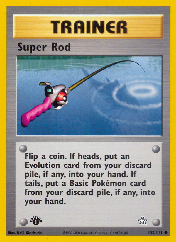 Super Rod (103/111) [Neo Genesis 1st Edition] | Arkham Games and Comics