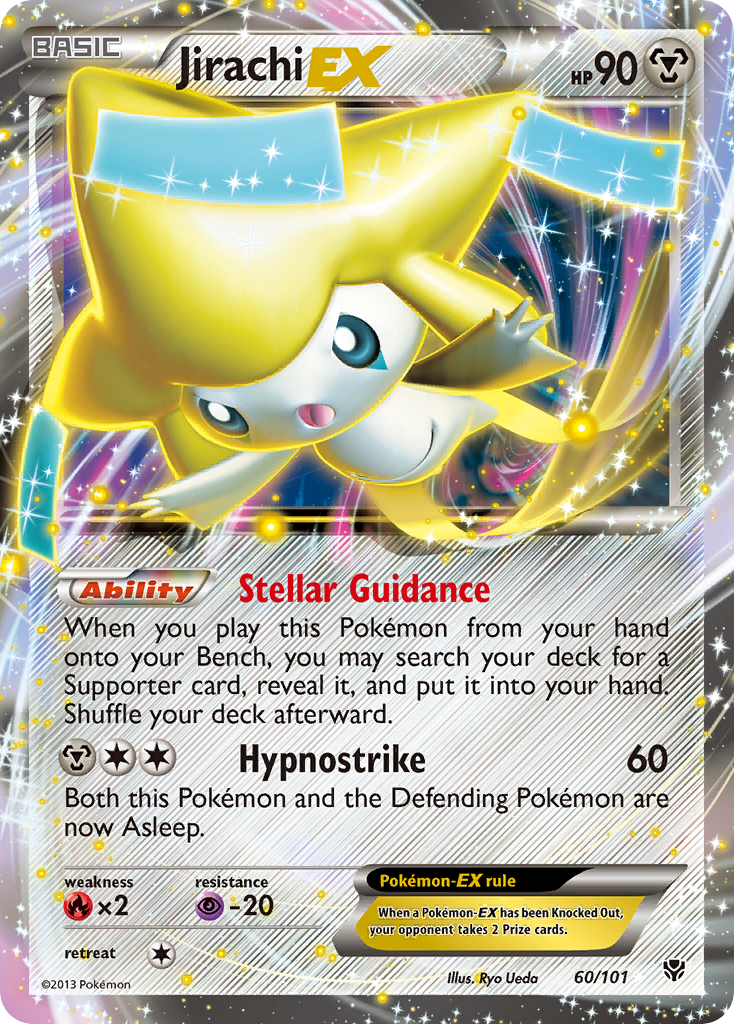 Jirachi EX (60/101) [Black & White: Plasma Blast] | Arkham Games and Comics