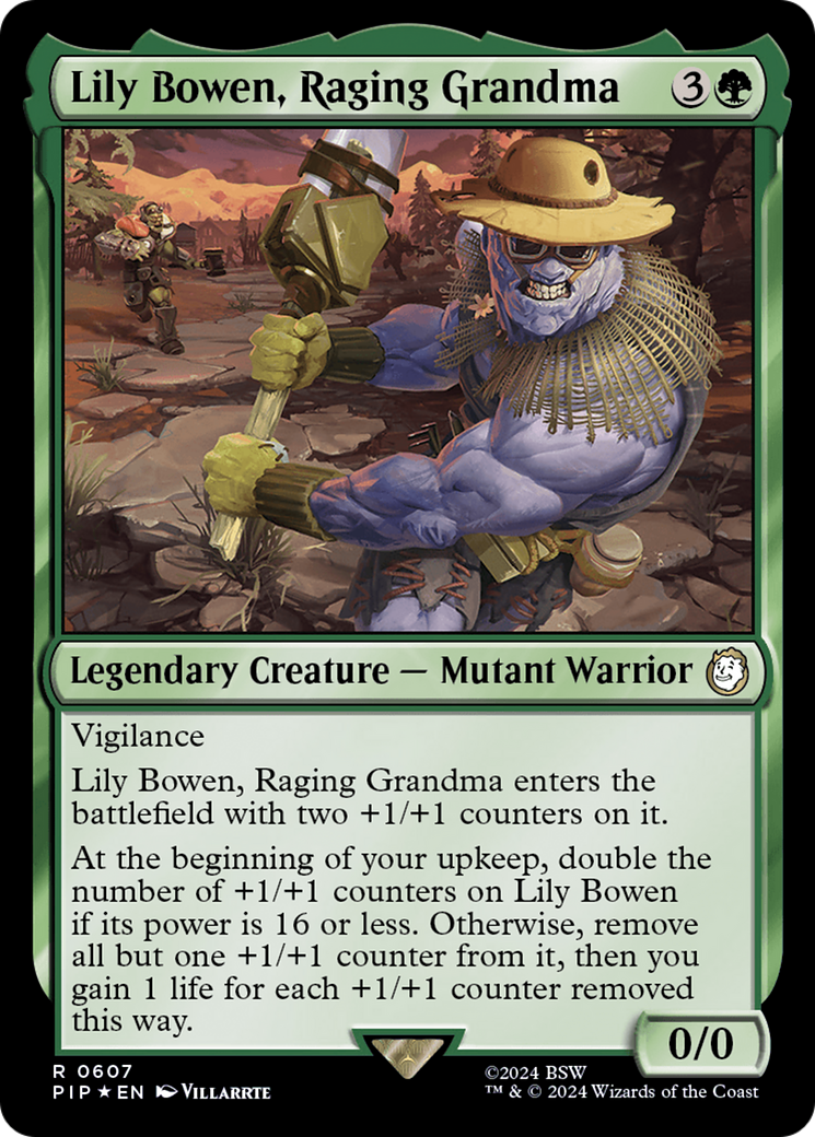 Lily Bowen, Raging Grandma (Surge Foil) [Fallout] | Arkham Games and Comics