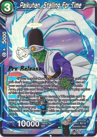 Paikuhan, Supporting His Comrades (BT12-044) [Vicious Rejuvenation Prerelease Promos] | Arkham Games and Comics