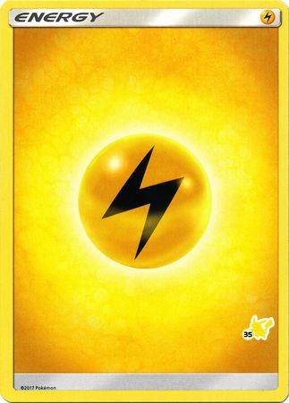 Lightning Energy (Pikachu Stamp #35) [Battle Academy 2020] | Arkham Games and Comics