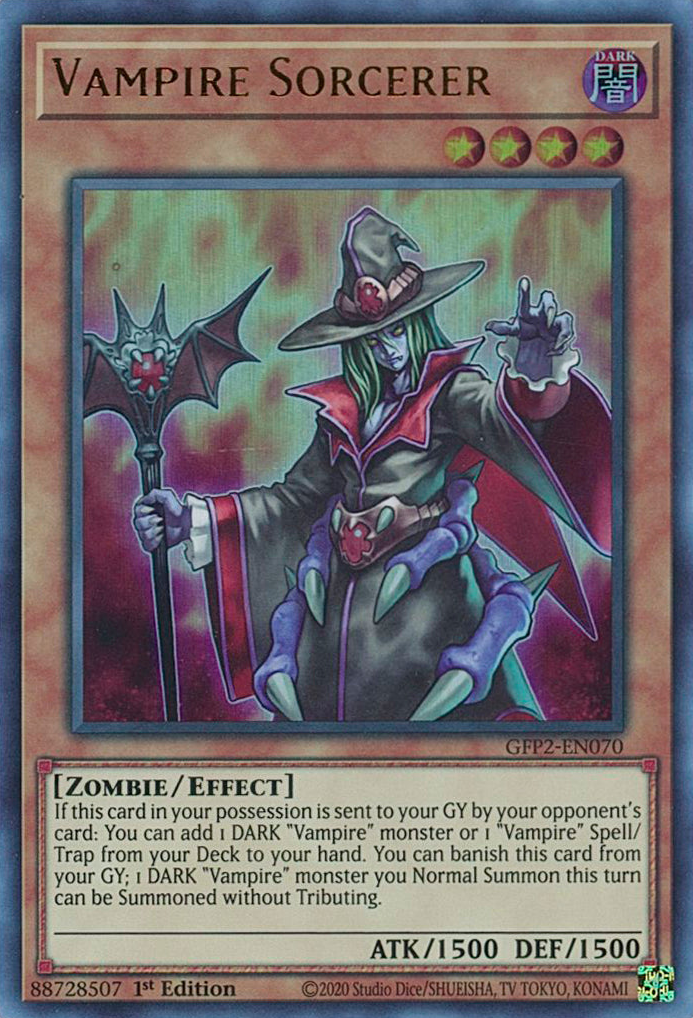 Vampire Sorcerer [GFP2-EN070] Ultra Rare | Arkham Games and Comics