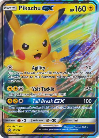 Pikachu GX (SM232) (Jumbo Card) [Sun & Moon: Black Star Promos] | Arkham Games and Comics