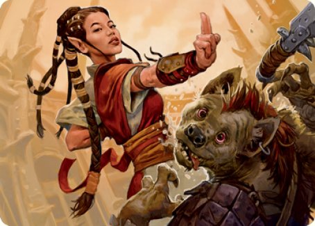 Half-Elf Monk Art Card [Dungeons & Dragons: Adventures in the Forgotten Realms Art Series] | Arkham Games and Comics