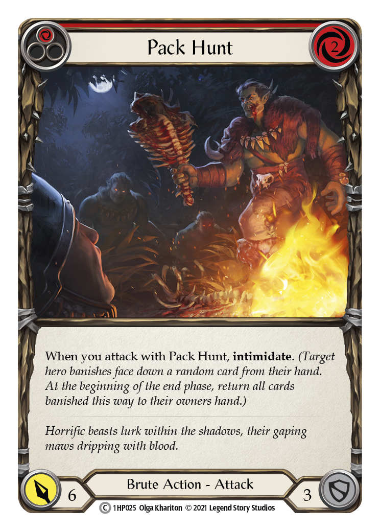 Pack Hunt (Red) [1HP025] (History Pack 1) | Arkham Games and Comics