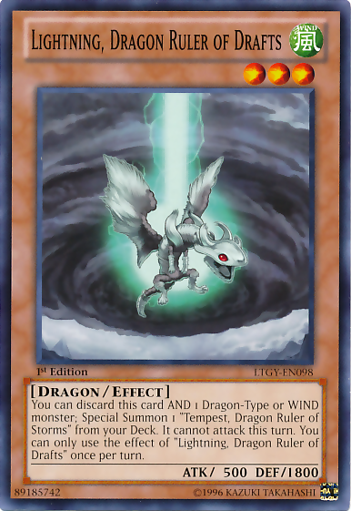 Lightning, Dragon Ruler of Drafts [LTGY-EN098] Common | Arkham Games and Comics