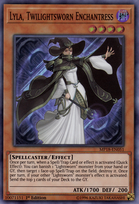 Lyla, Twilightsworn Enchantress [MP18-EN051] Super Rare | Arkham Games and Comics