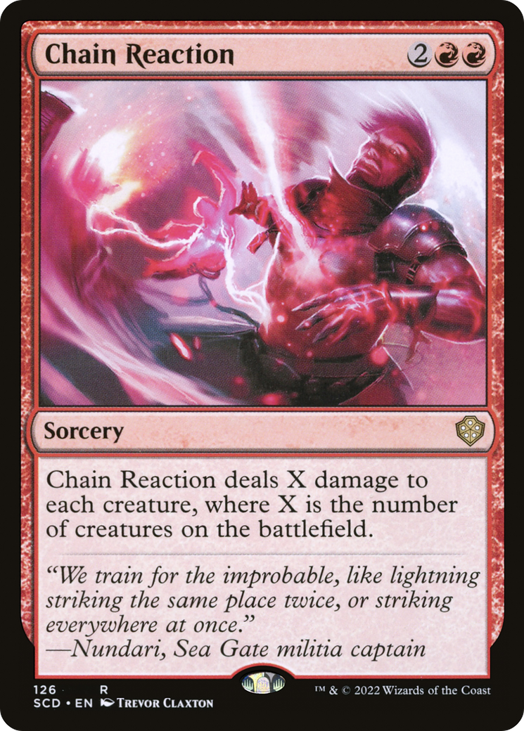 Chain Reaction [Starter Commander Decks] | Arkham Games and Comics