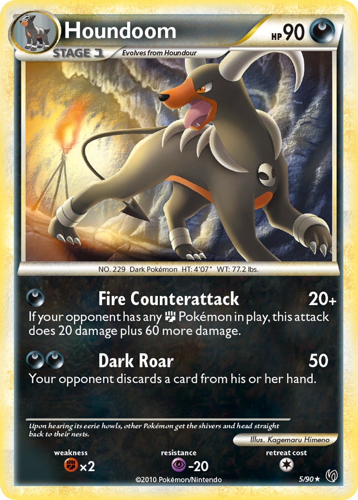 Houndoom (5/90) [HeartGold & SoulSilver: Undaunted] | Arkham Games and Comics