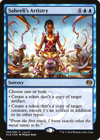 Saheeli's Artistry [Kaladesh Promos] | Arkham Games and Comics