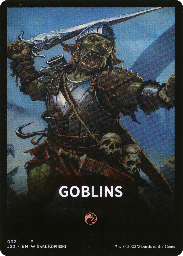 Goblins Theme Card [Jumpstart 2022 Front Cards] | Arkham Games and Comics