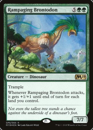 Rampaging Brontodon (2018 Gift Pack) [M19 Gift Pack] | Arkham Games and Comics