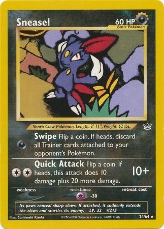 Sneasel (24/64) [Neo Revelation Unlimited] | Arkham Games and Comics