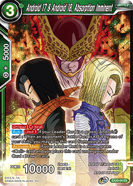 Android 17 & Android 18, Absorption Imminent (EX20-04) [Ultimate Deck 2022] | Arkham Games and Comics