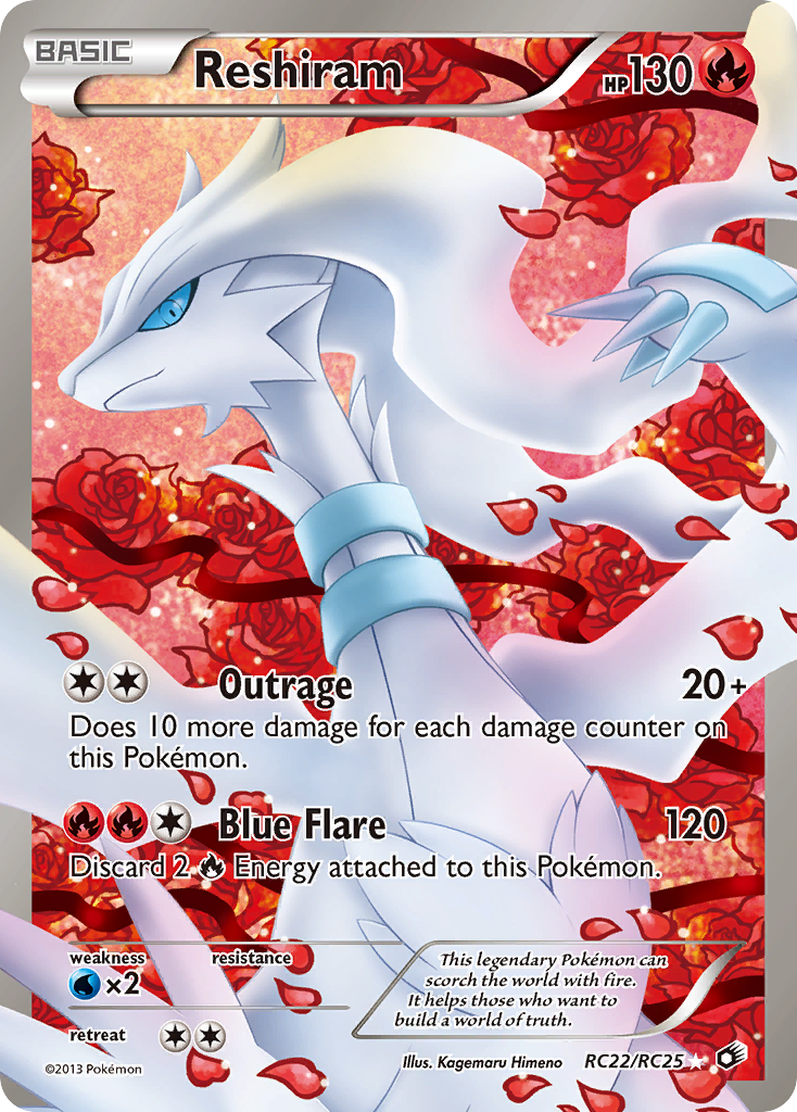 Reshiram (RC22/RC25) [Black & White: Legendary Treasures] | Arkham Games and Comics